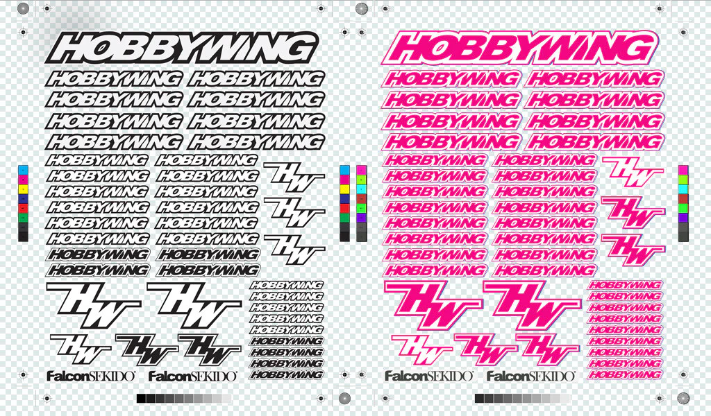HOBBYWING decal stickers - Image 5